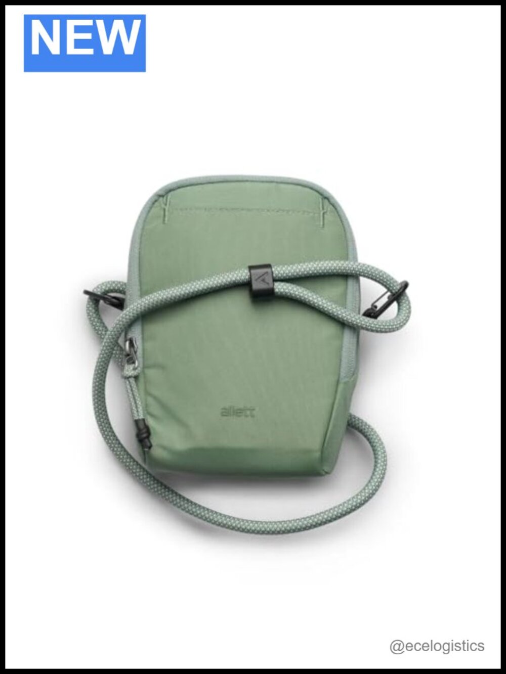Water-Resistant Nylon Crossbody Sling Bag with Paracord Strap for Men & Women